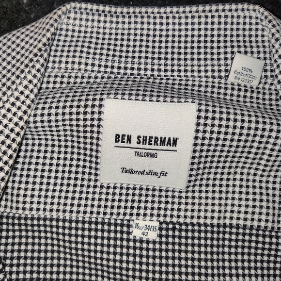Ben Sherman Button Down Checkered Shirt - Picture 5 of 7
